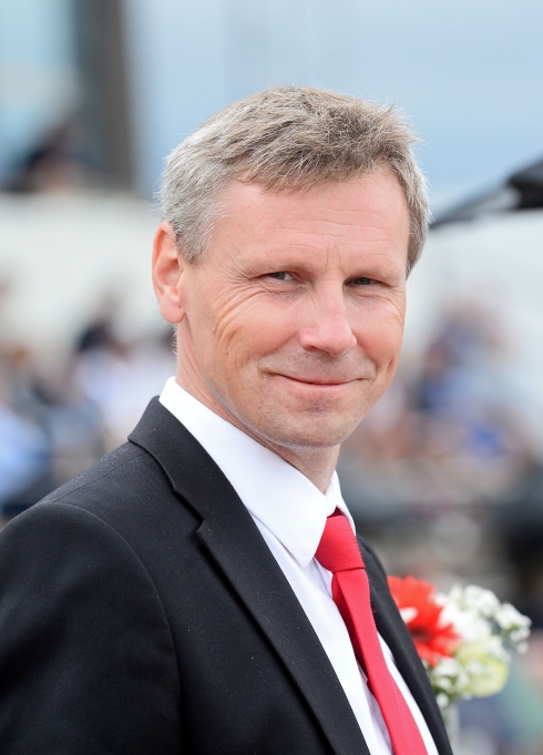 Lars Ågren, sportchef på Axevalla. Foto av Malin Albinsson TR Bild